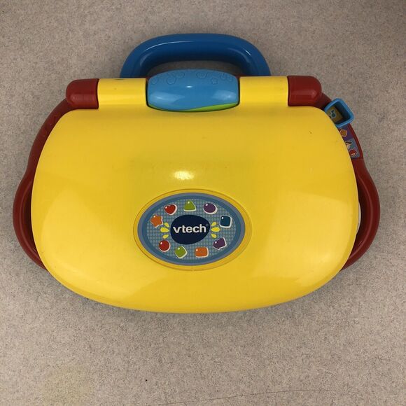 Vtech Brilliant Baby Laptop Learning Shapes Colors Animal Sounds -WORKS 2015 - Picture 1 of 9